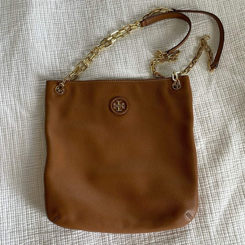 Tory Burch Pebbled Leather Shoulder Bag